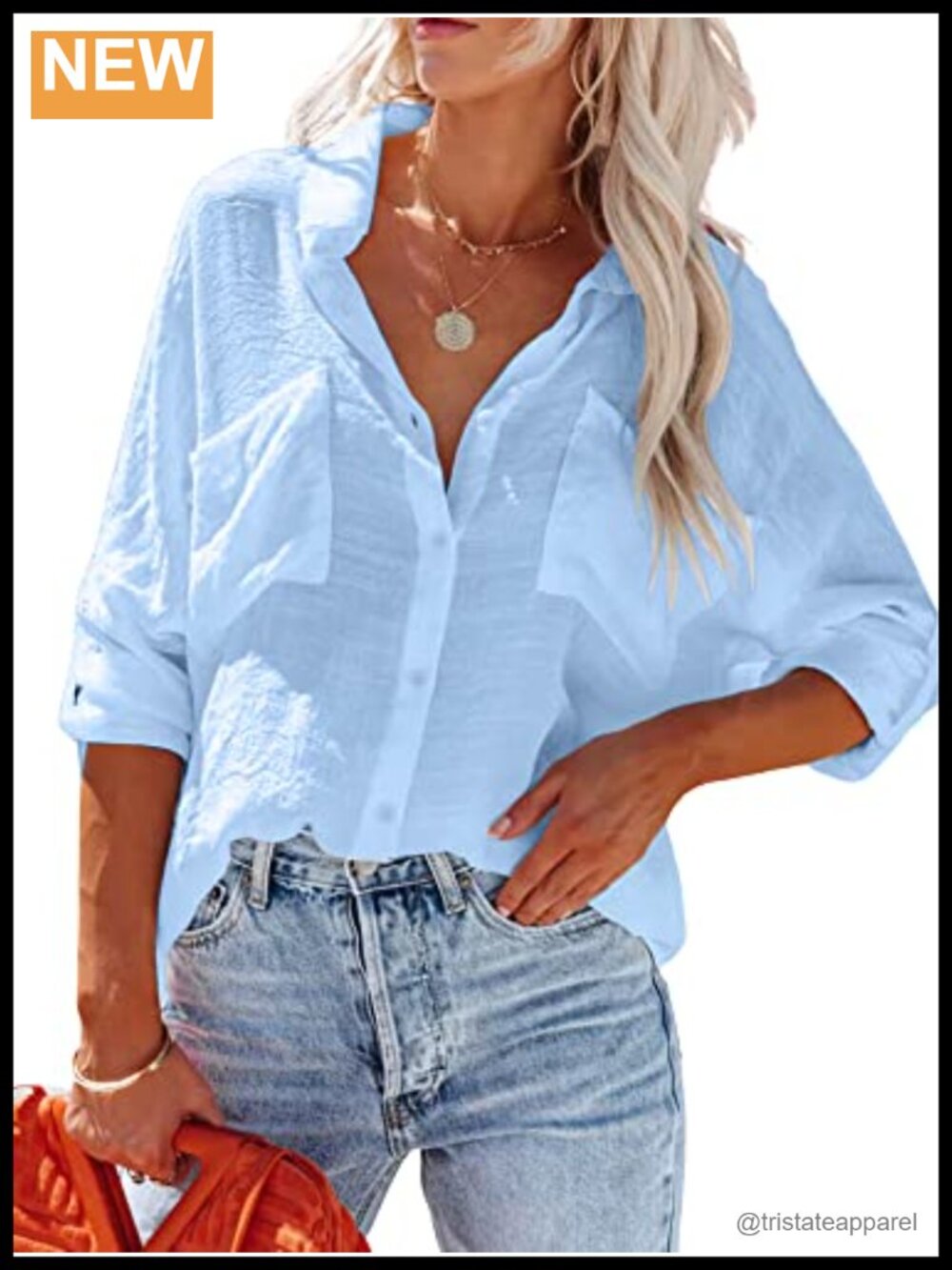 Women's Long Sleeve Sheer Coverup Shirt Lightweight Beach Blouse